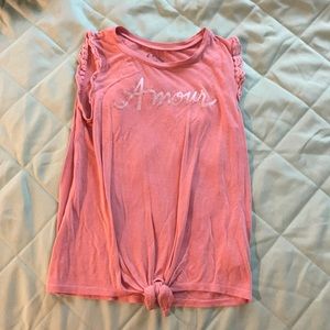 Pink shirt from art class size medium